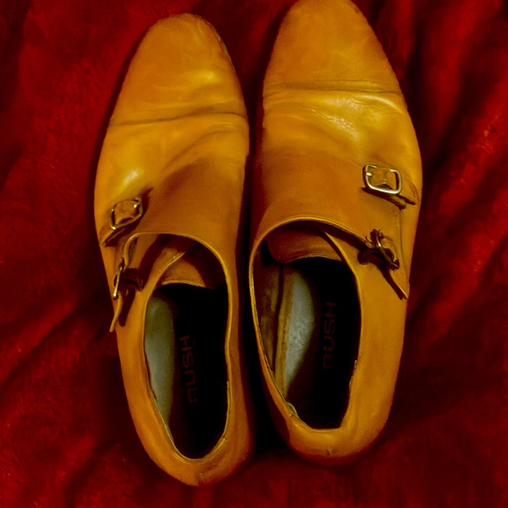 Double monk strap dress shoes